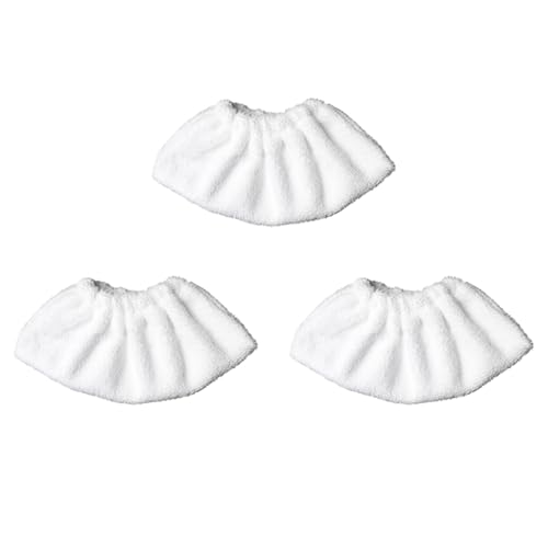BTFWM Steam Mop Tuch Reinigungspad Tuch Abdeckung Ersatz Zubehör for EasyFix SC2 SC3 SC4 SC5 Mop Reiniger Ersatzteile Dampfreiniger-Zubehör(3pcs-01) von BTFWM