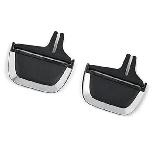 BTFWM Vorne und Hinten Klimaanlage Entlüftungsgitter Tab Slider Clips, for, 5 6GT Serie G30 G31 G38 G32 2017-2020 Lüftungsclip(BLACK Central 2pcs) von BTFWM