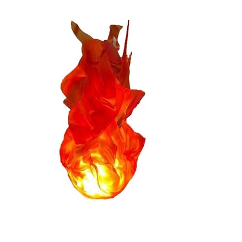 BTGHPI Halloween Requisiten Simulation Schwimmende Feuerball Lampe Künstliche Feuer Flamme Atmosphäre Licht Für Cosplay Rolle Für Spielen von BTGHPI