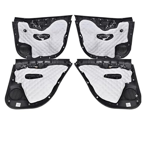 Motorhaubendämmung Für Toyota Für RAV4 2020-2024 Zubehör Auto Motorhaube Türen Baumwolle Schallschutz Pad Kofferraum Schalldichte Baumwollmatte Auto Wärmedämmung Baumwolle(Doors 4Pcs) von BTHMGBAE