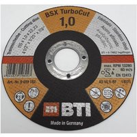 BTI Trennscheibe BSX TurboCut Edelstahl 115 x 1,0 x 22,23 mm von BTI