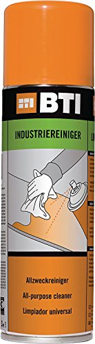 Industriereiniger - Allzweckreiniger - 400ml - Zum Entfernen von Fetten, Schmierstoffen, Ölen, Gummiabrieb, Graffitiverschmutzungen, Teer, Bitumen, Harz sowie frischem PU-Schaum von BTI