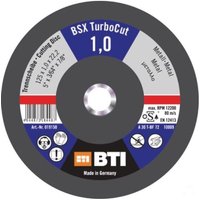 Trennscheibe bsx TurboCut Metall 125 x 1,0 x 22,2 mm - BTI von BTI