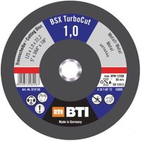 Trennscheibe bsx TurboCut Metall 125 x 1,0 x 22,2 mm - BTI von BTI