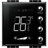 Bticino LivingLight Einbau-Thermostat hintergrundbeleuchtet 2 Module LN4691 von BTICINO