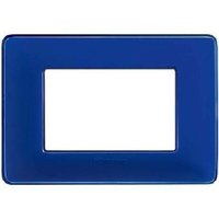 Bticino - Matix placca 3 module technopolymer colour cobalto am4803cbu von BTICINO
