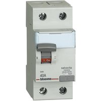 Bticino - Fehlerstrom-Schutzschalter 40A 2-poliger 30MA a 2 Module G723A40 von BTICINO