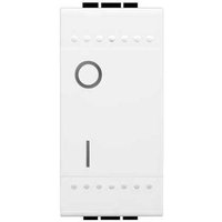 Bticino - Switch 2P 16AX 250V ac - color White Livinglight N4002N von BTICINO