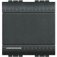 Bticino - Livinglight Schalter 16A Auto Terminal 2 Module Anthrazit L4001M2A Bticino - Livinglight Schalter 16A Auto Terminal 2 Module Anthrazit L4001M2A von BTICINO