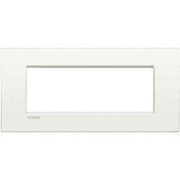 Livinglight air plaque 7 module reinweiß lnc4807bn. tafel air 7 module - reinweiß breite 208 mm höhe 86 mm - Bticino von BTICINO