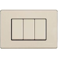 Bticino - Magic plack 3 resin places color avorio 503/3a/r von BTICINO