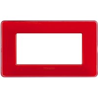 Matix Abdeckrahmen 4 Module Farbe Korallenrot AM4804CRD - Bticino Matix Abdeckrahmen 4 Module Farbe Korallenrot AM4804CRD - Bticino von BTICINO