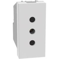 Bticino - matixgo itaia standard steckdose 2p+e 10a 1 modul weiß - jw4113 von BTICINO