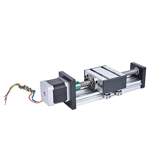 200mm Hub Einwellen Kugelumlaufspindel Linearführung Schiene CNC Schiebetisch mit 42 Motor für DIY CNC Router Fräsmaschine(1605) von BTIHCEUOT