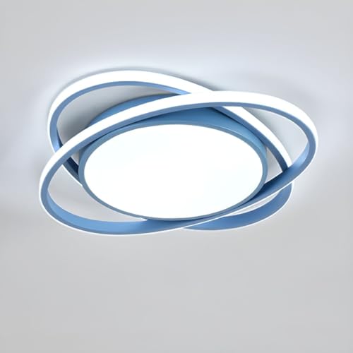BTLINK LED Deckenlampe 54w Blau kinderzimmer lampe decke,Dimmbar mit Fernbedienung Lampe,Doppelkreis- Design für Wohnzimmer, Schlafzimmer, Flur, Balkon BTLINK LED Deckenlampe 54w Blau kinderzimmer lampe decke,Dimmbar mit Fernbedienung Lampe,Doppelkreis- Design für Wohnzimmer, Schlafzimmer, Flur, Balkon von BTLINK
