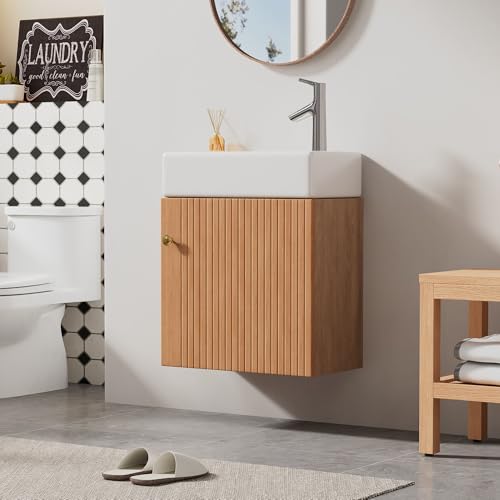 BTM Badezimmermöbel Waschbecken mit Waschtischunterschrank 46 cm, hängend, Kleine Gästebadmöbel BTM Badezimmermöbel Waschbecken mit Waschtischunterschrank 46 cm, hängend, Kleine Gästebadmöbel von BTM