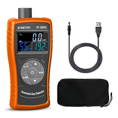 BTMETER BT-5800G Ammoniak Gasdetektor Sensor Test für 0~100PPM Nh3 Monitor Messgerät mit Temperatur Luftfeuchtigkeit Tester von BTMETER