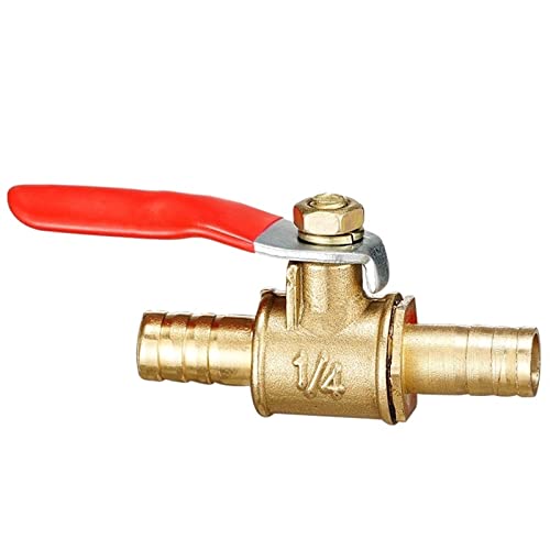 6mm-19mm 6-8 Pneumatischer Anschlussgriff Schlauchanschluss Inline Messing Wasser Öl Luft Gas Kraftstoffleitung Absperrkugelhahn Rohrverschraubungen 1St(8mm to 12mm) von BTMFGVWLB