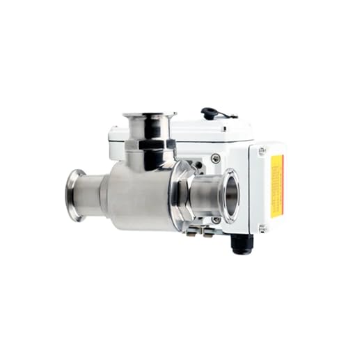 BTMFGVWLB 38 mm 3-Wege-Elektro-Sanitär-Kugelhahn, Schnellmontage, Edelstahl, T/L-Typ, Tri-Klemme, motorisierte Kugelhähne, 220 V, 24 V (L Typ _ 220 V AC) von BTMFGVWLB