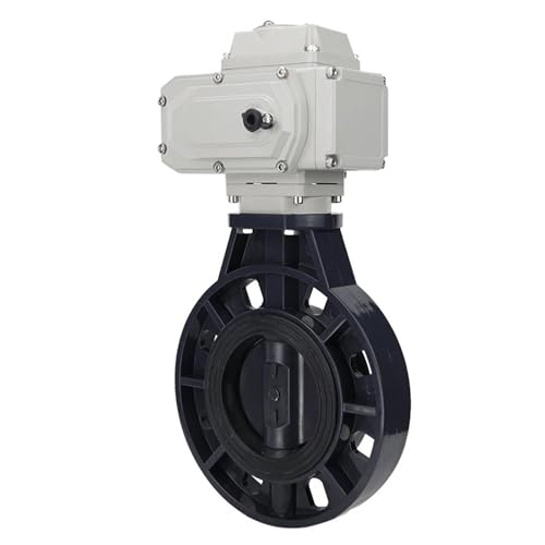 DC24V DN50 UPVC motorisierte Absperrklappe Wafer-Typ EPDM-Dichtung von BTMFGVWLB