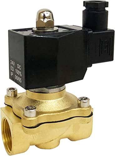 Elektrisches Gas-Magnetventil 1/4 3/8 1/2 3/4 1 Zoll normalerweise geschlossen pneumatisch Wasser Öl Luft Kleber Gas 12V 24V 220V 110V nützlich (Dc12V, DN35) von BTMFGVWLB