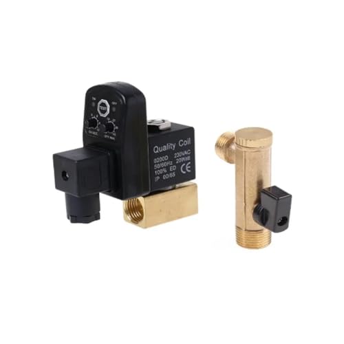 Getrennter Typ DC24V/AC220V/380V 1/2" Automatisches Timer-Kompressor-Kondensatablauf-Timer-Magnetventil(G-AC380V) von BTMFGVWLB