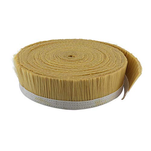 BTMIEY Staubschutz für Staubsauger, Graviermaschine, 70 mm/100 mm, Bürste, Staubsauger, Graviermaschine, Staubschutz für CNC-Fräser für Spindelmotor-Fräsmaschine (Gold, 1 m x 100 mm) von BTMIEY