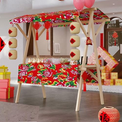 BTOIASYHF Faltbares Leichter Hölzerne Lebensmittelwagen - Tragbarer Marktstand Mit Markisen, Einfacher Montage Mobiler Business Cart Für Blumen, Geschenke, Eiscreme BTOIASYHF Faltbares Leichter Hölzerne Lebensmittelwagen - Tragbarer Marktstand Mit Markisen, Einfacher Montage Mobiler Business Cart Für Blumen, Geschenke, Eiscreme von BTOIASYHF