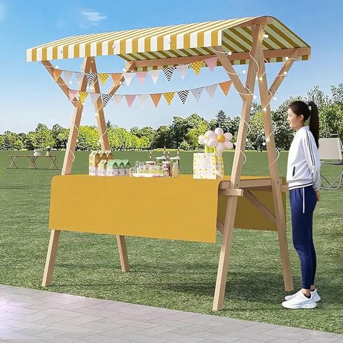 BTOIASYHF Leichter Lebensmittelwagen Für Unternehmen, Zusammenklappbarer Stall Kiosk Für Landwirte Markt, Snack & Dessert/Eiswagen BTOIASYHF Leichter Lebensmittelwagen Für Unternehmen, Zusammenklappbarer Stall Kiosk Für Landwirte Markt, Snack & Dessert/Eiswagen von BTOIASYHF