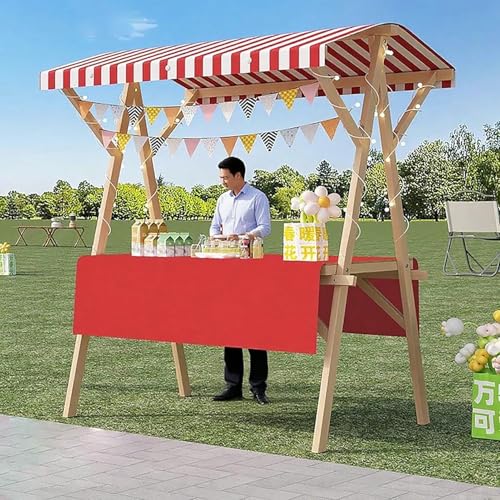 BTOIASYHF Leichter Lebensmittelwagen Für Unternehmen, Zusammenklappbarer Stall Kiosk Für Landwirte Markt, Snack & Dessert/Eiswagen BTOIASYHF Leichter Lebensmittelwagen Für Unternehmen, Zusammenklappbarer Stall Kiosk Für Landwirte Markt, Snack & Dessert/Eiswagen von BTOIASYHF