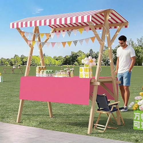 BTOIASYHF Leichter Lebensmittelwagen Für Unternehmen, Zusammenklappbarer Stall Kiosk Für Landwirte Markt, Snack & Dessert/Eiswagen BTOIASYHF Leichter Lebensmittelwagen Für Unternehmen, Zusammenklappbarer Stall Kiosk Für Landwirte Markt, Snack & Dessert/Eiswagen von BTOIASYHF