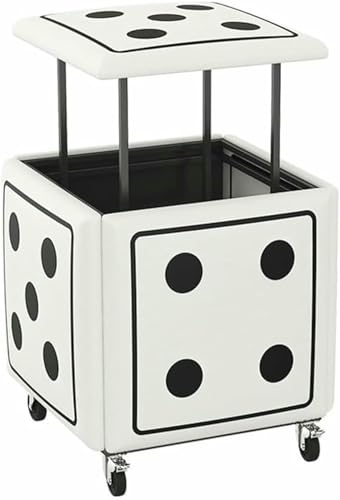 BTOIASYHF Ptgbifq 5-In-1 Convertible Würfel Würfel Hocker Mit Rädern, Platzsparende Ottoman, Stapelbarer Fußhocker Für Sofa, Multifunktionale Aufbewahrungsbank von BTOIASYHF
