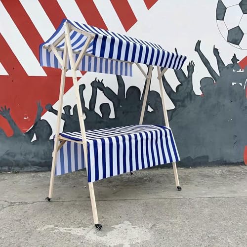BTOIASYHF Tragbare Klappbare Street Food Cart Auf Rädern - Holz Stall Kiosk Display Für Outdoor-Märkte, Ideal Für Hot Dogs & EIS BTOIASYHF Tragbare Klappbare Street Food Cart Auf Rädern - Holz Stall Kiosk Display Für Outdoor-Märkte, Ideal Für Hot Dogs & EIS von BTOIASYHF