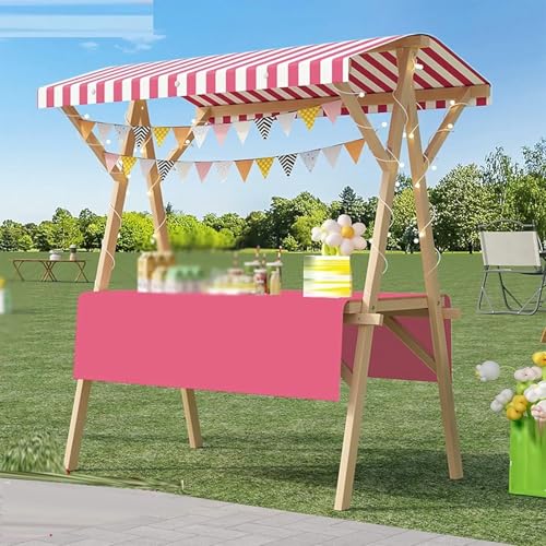 BTOIASYHF Tragbarer Lebensmittelwagen Mit Dachboden - Klappbarer Holz Ständ Für Straßenmärkte, Messen Und Messen - Obst & Blumen Display Stand BTOIASYHF Tragbarer Lebensmittelwagen Mit Dachboden - Klappbarer Holz Ständ Für Straßenmärkte, Messen Und Messen - Obst & Blumen Display Stand von BTOIASYHF