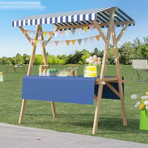 BTOIASYHF Tragbarer Lebensmittelwagen Mit Dachboden - Klappbarer Holz Ständ Für Straßenmärkte, Messen Und Messen - Obst & Blumen Display Stand BTOIASYHF Tragbarer Lebensmittelwagen Mit Dachboden - Klappbarer Holz Ständ Für Straßenmärkte, Messen Und Messen - Obst & Blumen Display Stand von BTOIASYHF