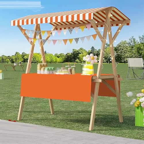 BTOIASYHF Tragbarer Lebensmittelwagen Mit Dachboden - Klappbarer Holz Ständ Für Straßenmärkte, Messen Und Messen - Obst & Blumen Display Stand BTOIASYHF Tragbarer Lebensmittelwagen Mit Dachboden - Klappbarer Holz Ständ Für Straßenmärkte, Messen Und Messen - Obst & Blumen Display Stand von BTOIASYHF
