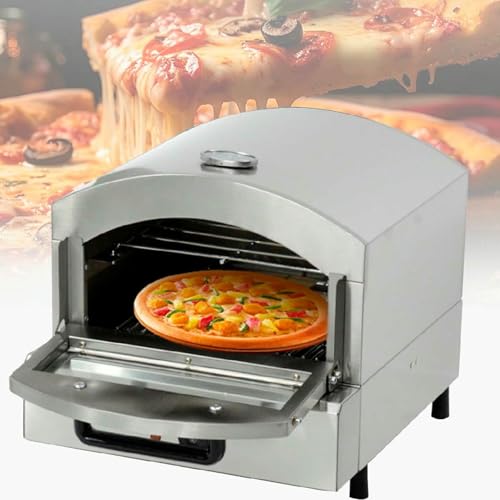 Kommerzieller Doppelschicht-Pizza-Toaster Ofen, Snack- Oder Restaurantküche Multifunktionaler Elektrischer Toaster Ofen, Edelstahlarbeitsplatte. von BTOIASYHF