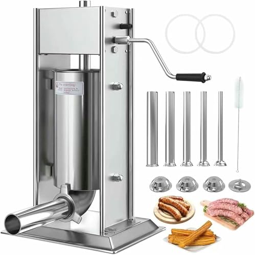 Spanischer Churro-Maker, vertikaler Wurstfüller aus Edelstahl, 2-in-1-Wurstmaker Spanischer Churro-Maker, vertikaler Wurstfüller aus Edelstahl, 2-in-1-Wurstmaker von BTOIASYHF
