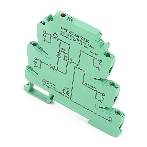 8 * 8 * 1 MRC-25A61Z230 PLC Elektromagnetische Kontakt Schnittstelle Relais Modul Eingang 230VAC/220VDC 1NO NC 240v Relais Eingang von BTOSEP
