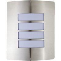 Silberne Außenwandlampe OSLO H:29cm Edelstahl E27 Silberne Außenwandlampe OSLO H:29cm Edelstahl E27 von BTR
