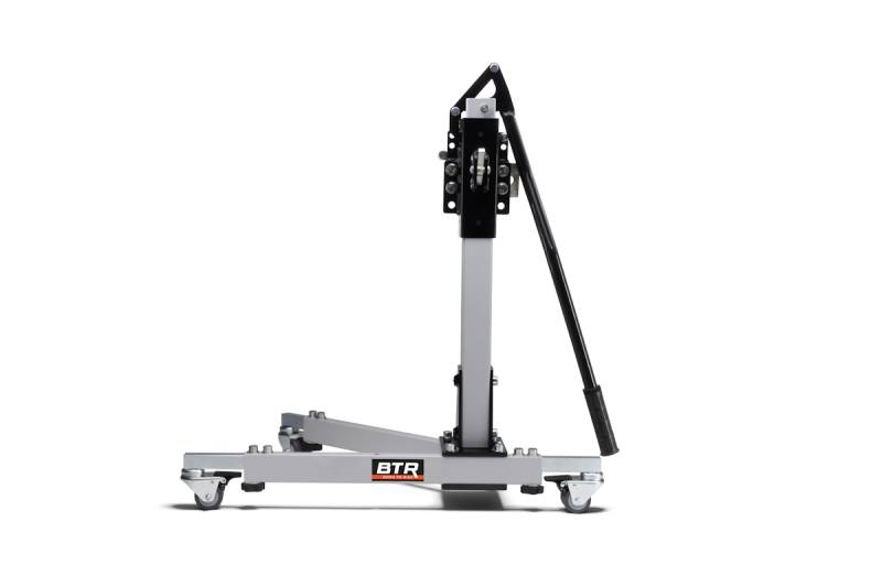 Zentralständer EVOLIFT® Grundständer mit Rollen Shadow Edition (Grundfarbe: Grau) von BTR