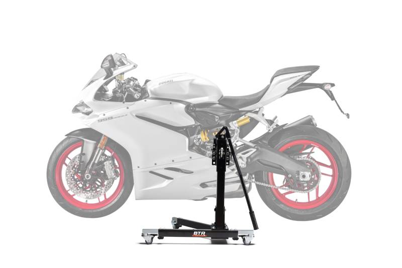 Zentralständer EVOLIFT® für Ducati 959 Panigale 16-19 Black Ops Edition (Grundfarbe: Schwarz) 2-Pin-Lösung von BTR