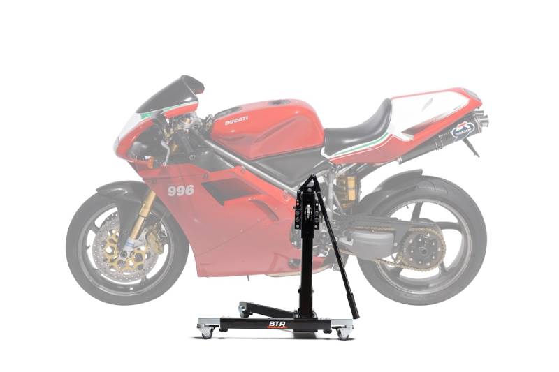 Zentralständer EVOLIFT® für Ducati 996 99-01 Black Ops Edition (Grundfarbe: Schwarz) von BTR