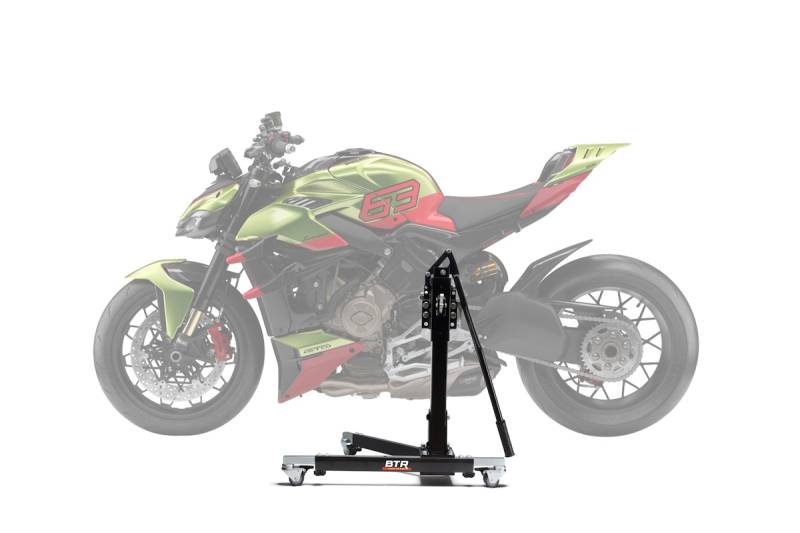 Zentralständer EVOLIFT® für Ducati Streetfighter V4 Lamborghini 24 Black Ops Edition (Grundfarbe: Schwarz) von BTR