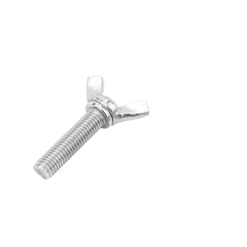 1–5 Stück Schmetterlingsschrauben, Flügelschrauben aus Edelstahl, M3, M4, M5, M6, M8, M10, Rändelschrauben, DIN316(20MM_M10 1PC) von BTRHKMN