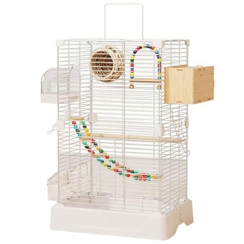 Außen Wellensittich Vogelkäfig, Vogelhaus Flugkäfig Innen Vogelvoliere Zuchtkäfig Für Kanarienvogel, Papageien(Large(10pcs)) von BTRUTY