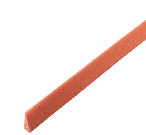 BTS Kehldichtstreifen, 25 x 50 x 1000 mm, Selbstklebend, Witterungsbeständig, für Kehlblech und Dachfenster (50 Stück) (rot) von BTS