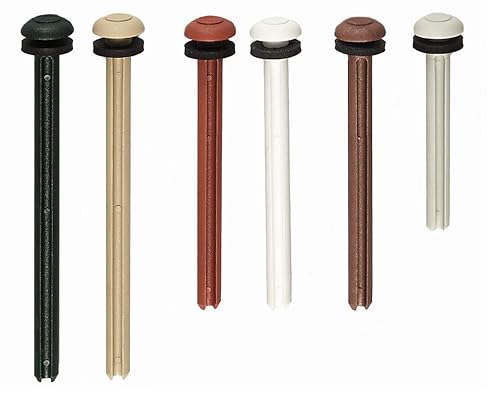 Herkules Dübel mit Pilzkopf je 100 Stück (6,0x60 mm, schwarz) von BTS