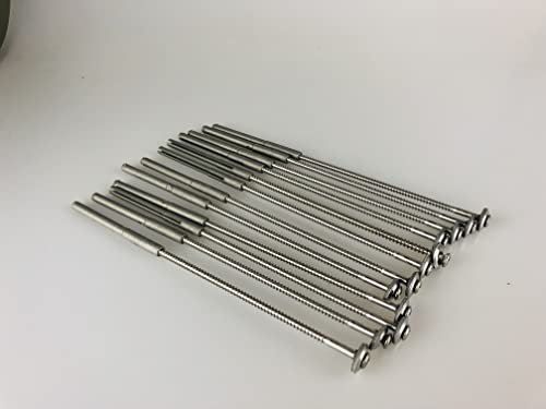 Spenglerschrauben extra lang edelstahl (4,5 x 150 mm, 25 Stück) von BTS