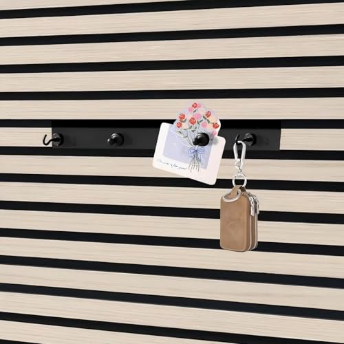 BTSAE Regal für Akustikpaneele, Akustikpaneele Zubehör, Magnet Haken für Akustikpaneele, Magnete für Magnettafel, Magnetclip, Magnetnotizhalter, Wandorganizer für Akustikpaneel (D) von BTSAE